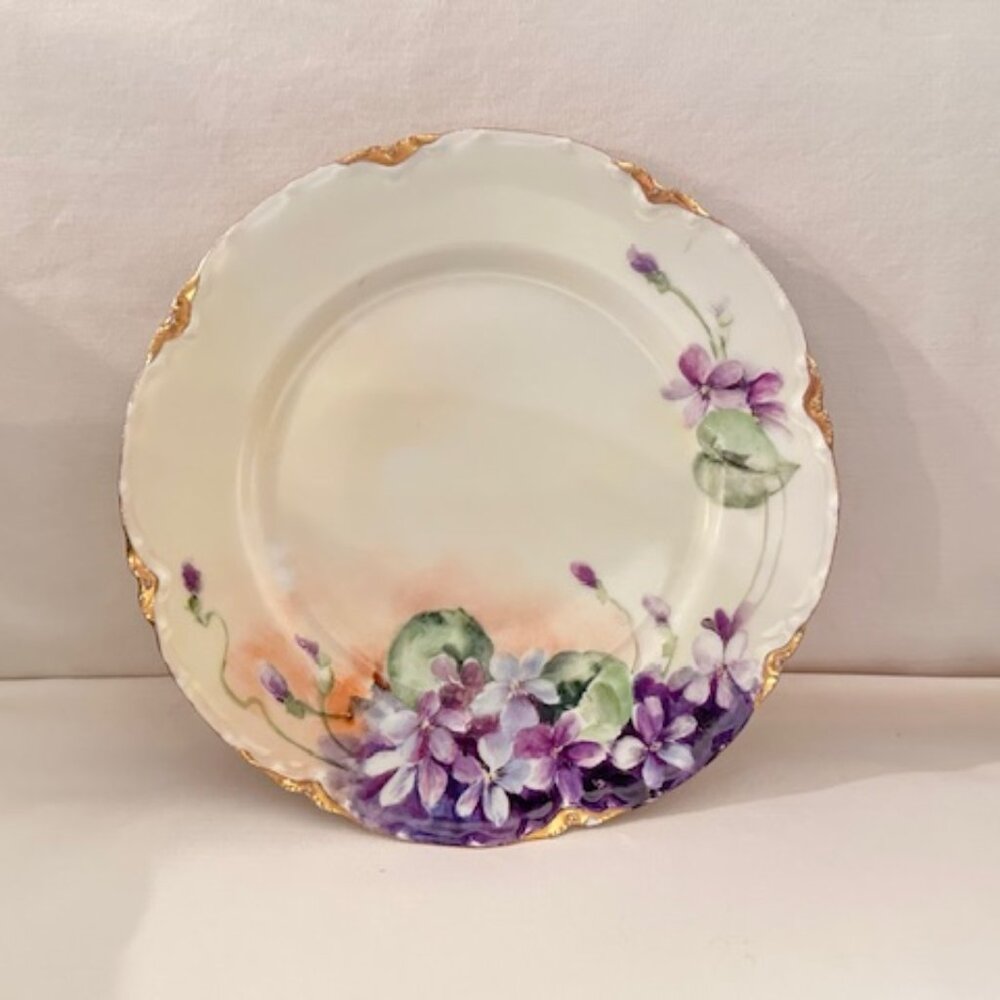 Vintage Hand Painted Haviland Limoges France Plate